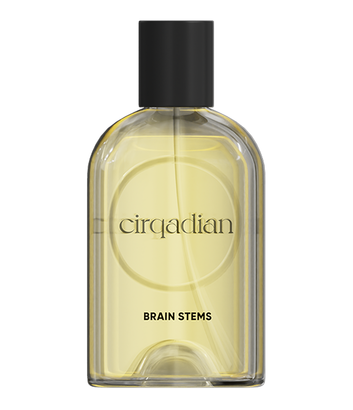 Cirqadian 'Brain Stems' fragrance bottle on a white background.